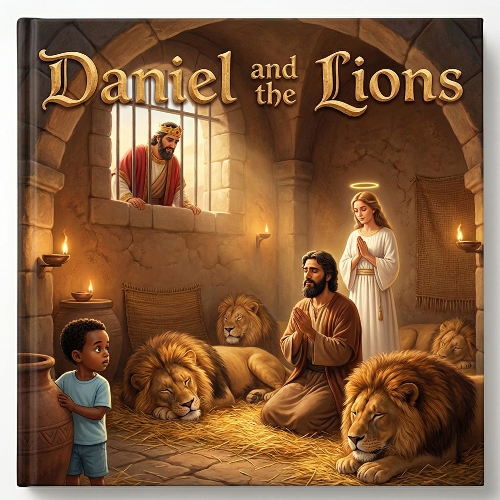 Daniel and the Lions Book Mockup