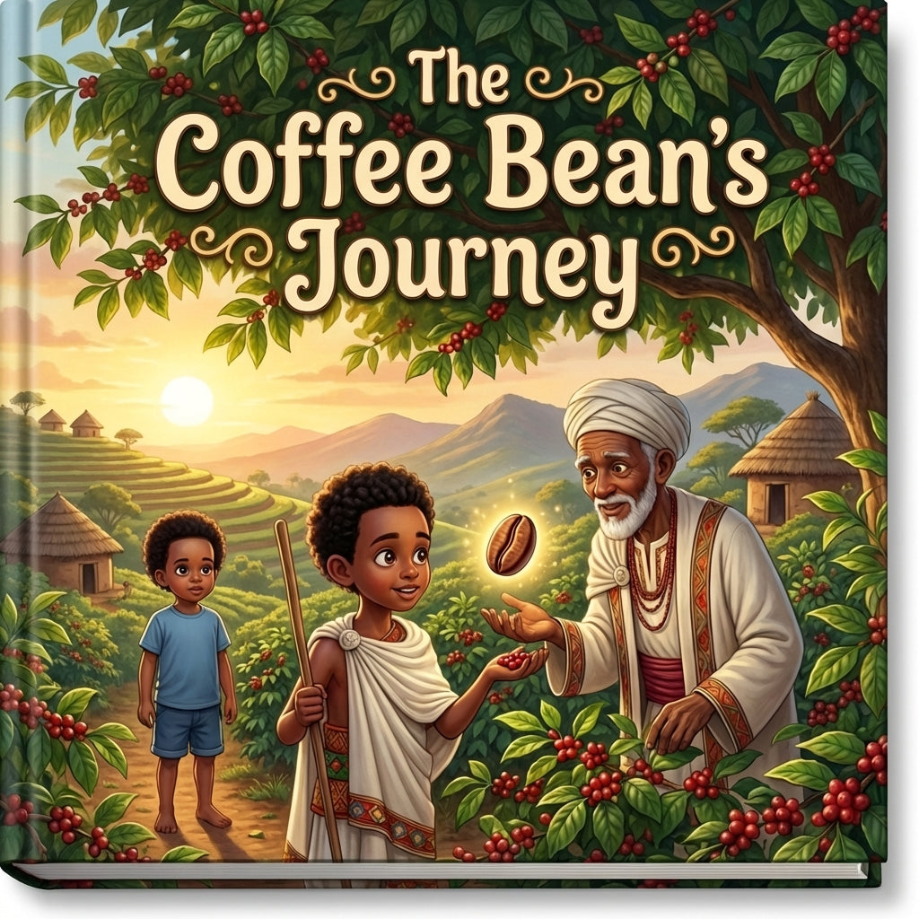 The Coffee Bean's Journey Book Mockup