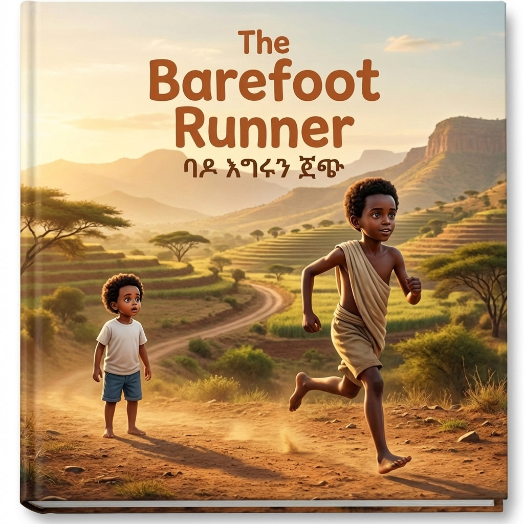 The Barefoot Runner Book Mockup