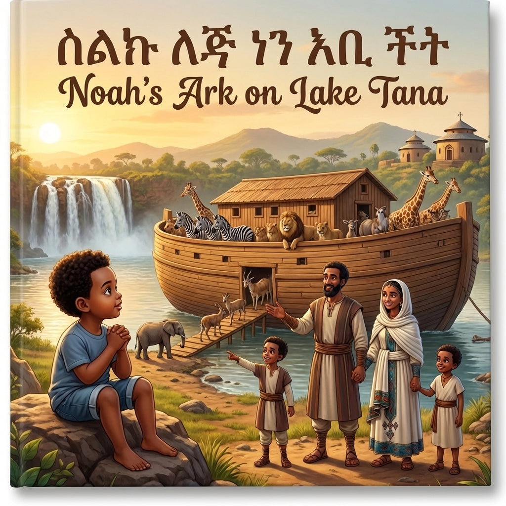 Noah's Ark on Lake Tana Book Mockup
