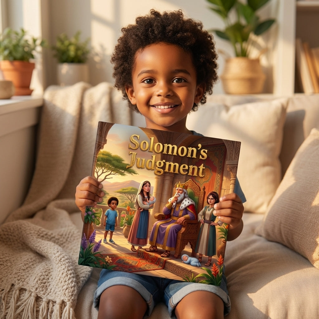 Solomon's Judgment - Child Holding Book
