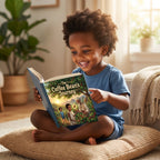 The Coffee Bean's Journey - Child Enjoying Book